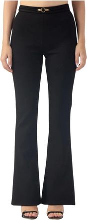 Just Cavalli Pantalone Nero Zampa - Trousers - Mujer - Negro - M