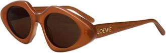 Loewe Sunglasses, female, Orange, Size: 50 MM Triangle Slim Sunglasses