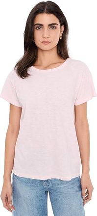 Mod-o-doc Short Sleeve Crew Neck Favorite T-Shirts Womens Clothing Rosewater : LG (US 12-14), Cotton