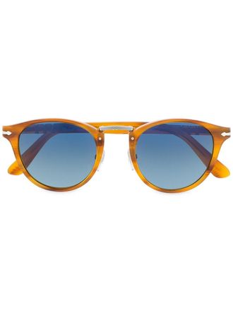 Persol Occhiali da sole tondi - Marrone