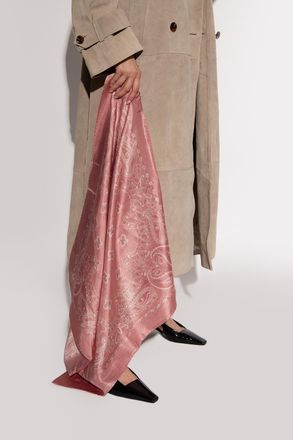 Golden Goose Paisley Printed Bandana, Unisex, Pink