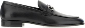 Ferragamo Stijlvolle Loafers voor Mannen - Heren - Loafers - Zwart - 39 1/2 EU - Leer - Schoenen
