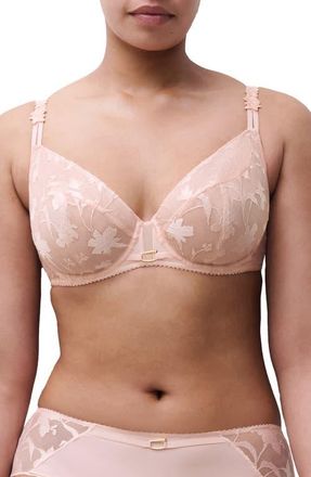 Chantelle Idyll Underwire Unlined Bra in Taffeta Pink at Nordstrom, Size 32C