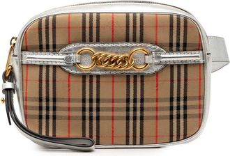 Burberry Pre-owned Burberry Haymarket Check Canvas 1983 Link Belt Bag Ladies 8VLI1BGOI78TJVHM