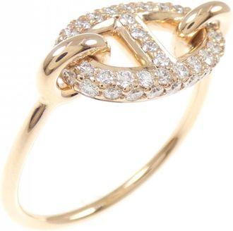 Herm&egrave;s Pink Gold (18K) Band Ring (Pre-Owned)