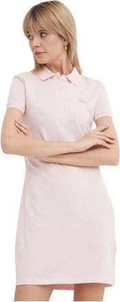 Lacoste Donna, Abiti, Rosa, L, new