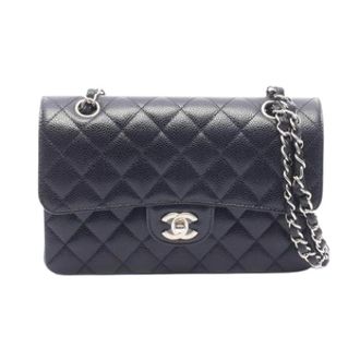 Chanel Pre-owned Vintage Schoudertas - Dames - Pre-owned - Zwart - Maat: ONE Size Leer