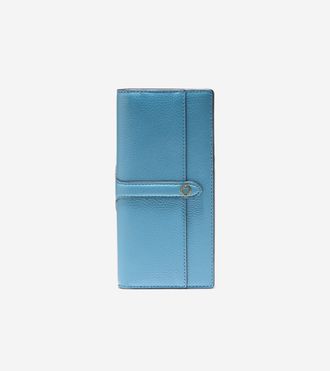 Cole Haan Womens Esme Vertical Wallet - Medium Blue