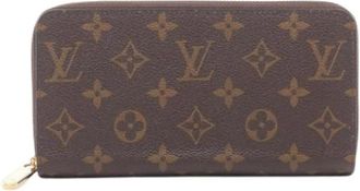 Louis Vuitton Pre-owned Zippy Wallet - Dames - Vintage Accessoires - Bruin - ONE Size - Leer - Vintage