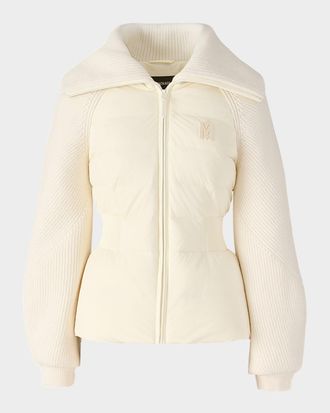 Mackage Foxy Light Down Mixed-Media Jacket