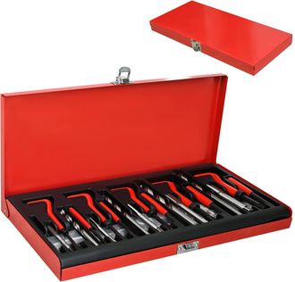 OEM Kit De Herramientas De Reparaci&oacute;n De Roscas De 131 Piezas Para Taladros, Manguitos Roscados M5, M6, M8, M10, M12