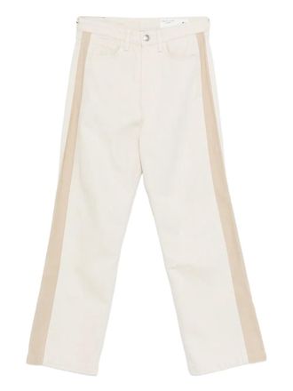 Rag & Bone Logan side-stripe jeans - Neutrals