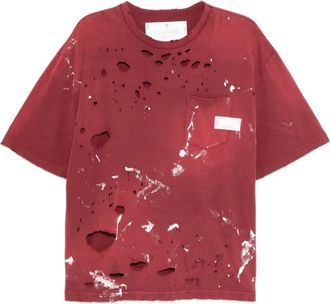 Neighborhood T-shirt in cotone - Rosso