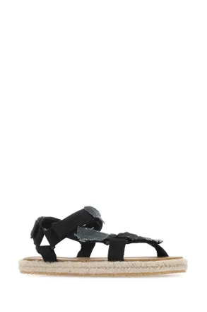 Maison Margiela Womens Multicolor Canvas Trekking Sandals T8013 Sandali