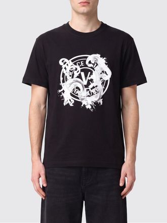 Versace Jeans Couture T-shirt in cotone con stampa barocca