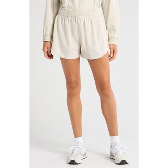 Rhone Mirage 3-Inch Lined Recycled Polyester Running Shorts in Sand at Nordstrom, Size Xx-Large