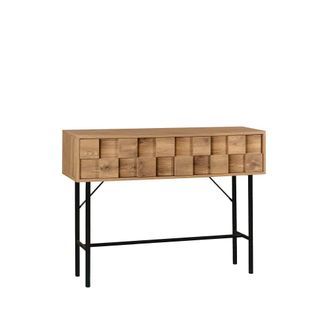 Klast Mueble recibidor efecto madera natural 108 cm x 80 cm
