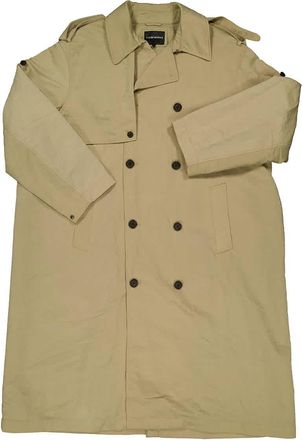 Emporio Armani Double-Breasted Trench Coat