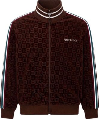 Carlo Colucci Giacca sportiva - - Sweatshirts & Hoodies - Uomo - Marrone - M