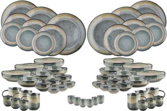 Bj&ouml;rn Borg Juego de vajilla M&aacute;s GENESIS - 60 piezas - Tierra