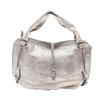 Celine Pre-owned Handbags, female, Gray, Size: ONE SIZE Pre-owned Bittersweet Leather Handbag