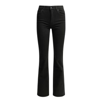 7 For All Mankind Mujer, Vaqueros, Negro, Talla: W27