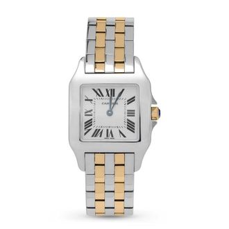 Cartier Pre-owned Cartier Santos De Cartier Demoiselle White Dial Ladies Watch 2701