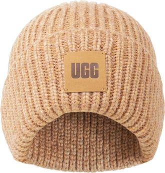 UGG W Chunky Rib Beanie W Logo