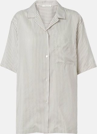 The Row Camicia Jorge in seta a righe