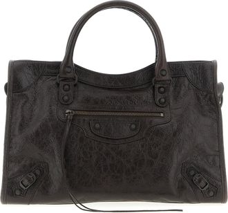 Balenciaga Le City Bag M Borse A Mano Marrone-Donna