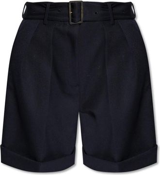 Golden Goose High-waisted Shorts - Dames - Bermuda - Blauw - XS - Polyester - Korte Broeken