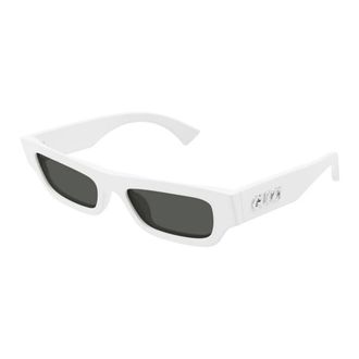 Gucci Sunglasses, male, White, 52 MM, Rectangular Sunglasses