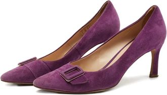 Tod's Pumps in pelle scamosciata con fibbia 75mm - Viola