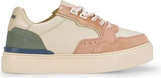 Ambitious Schoenen, Dames, Veelkleurig, 35 EU, Leer, Lisa Low-Top