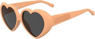 Moschino Zonnebril Mos 128/S Oranje/Grijs - Dames - Zonnebrillen - Oranje - 57 MM - Accessoires