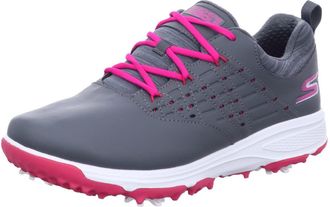 Skechers Skechers GoGolf Pro2 Kids Spiked Golf Shoes Charcoal/Pink 4 (37)