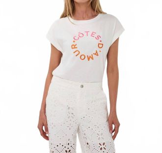 Esqualo Cotes Damour Tee In White