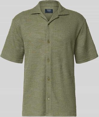 Mc Neal Regular Fit Freizeithemd mit Strukturmuster in Lind, Gr&ouml;&szlig;e XXL