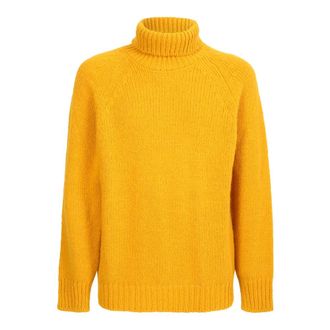 Pantaloni Torino Turtlenecks, male, Yellow, Size: L PT Torino wool blend turtleneck jumper