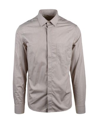 Deuxieme Shirt Beige Cotton Shirt