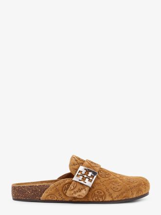 Tory Burch T Monogram Mellow Mule in suede jacquard - TORY BURCH - gender_Woman