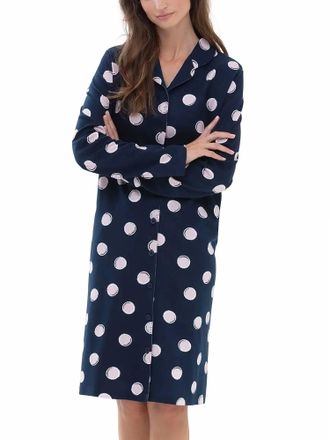 Mey Sabina Sleepshirt In Navy