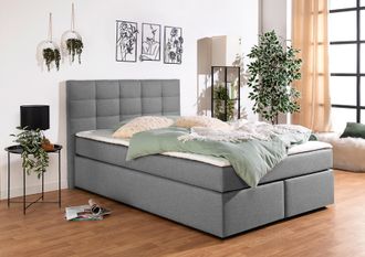 Inosign Boxbett »Ovalo« wahlweise mit Bettkasten, in H2, H3 & H4 erhältilich