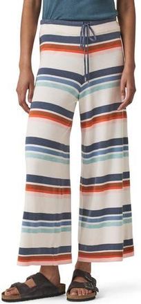 Splendid Polly Stripe Crop Sweater Knit Pants in Mstne Mlti Stp at Nordstrom Rack, Size X-Large