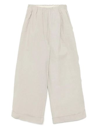 Lauren Manoogian Textured trousers - Neutrals