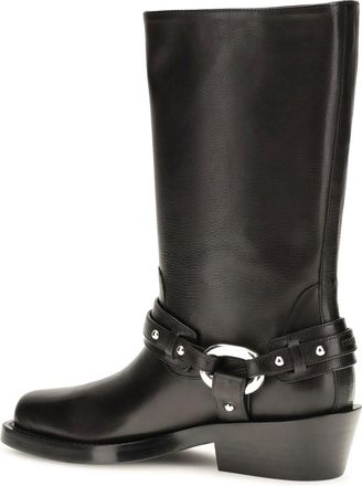 Paco Rabanne Womens Boots Calf Leather Black