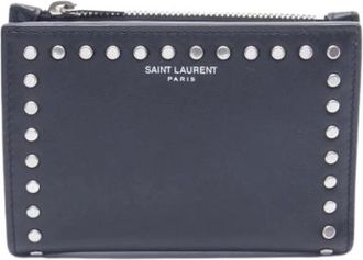 Saint Laurent Pre-owned Wallets, female, Black, Size: ONE SIZE Pre-owned Bi-fold Wallet