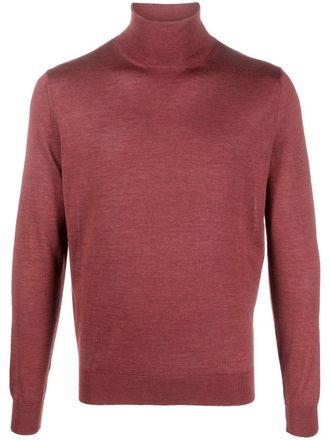 Colombo Maglione a collo alto - Rosso
