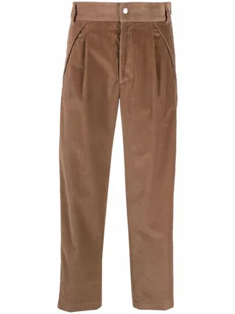 Palm Angels Pantaloni dritti a coste Palm Angels x Moncler - Marrone