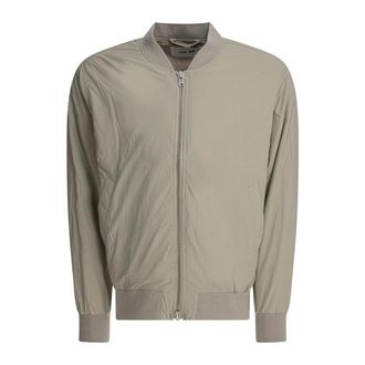Nn.07 Lichtgewicht Bomberjack met Geribbelde Manchetten - Heren - Bomber jackets - Grijs - S - Jassen